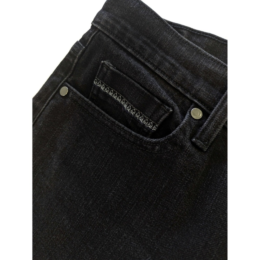 Levis 505 Straight Leg Jeans Black Tab Embroidered Pocket Mens 31x34 15505-0026 - Picture 4 of 8